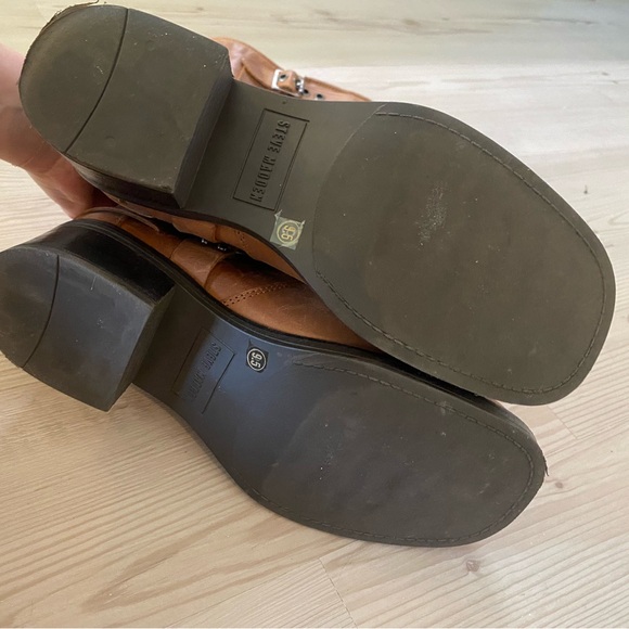 Steve Madden Brocks Knee Boot in Brown Distressed Leather - Picture 8 of 8